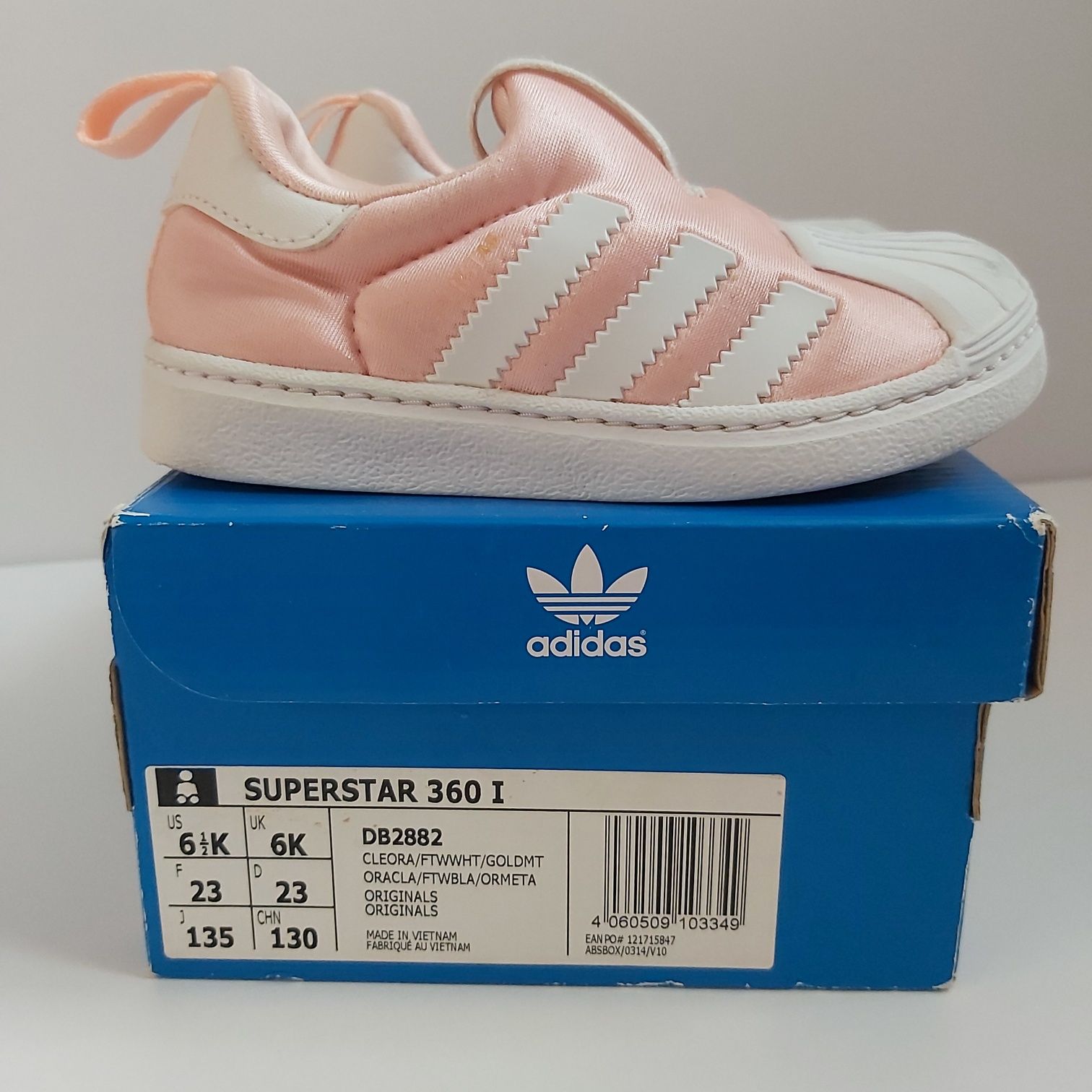 Buty adidas Superstar 360 I R.22 R.22,5 R.23 R.21,5 14cm 13cm 12,5cm