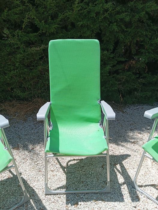 2 Cadeiras de campismo reclináveis
