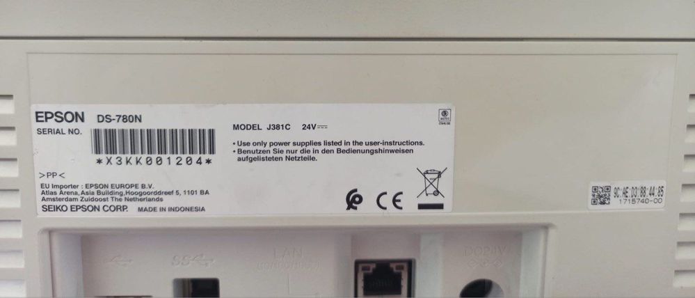 Epson DS-780N skaner