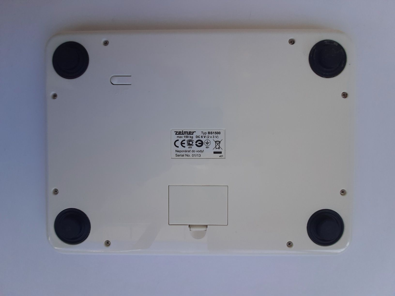Ваги для підлоги,  підлогові Zelmer BS1500 до 150 кг.