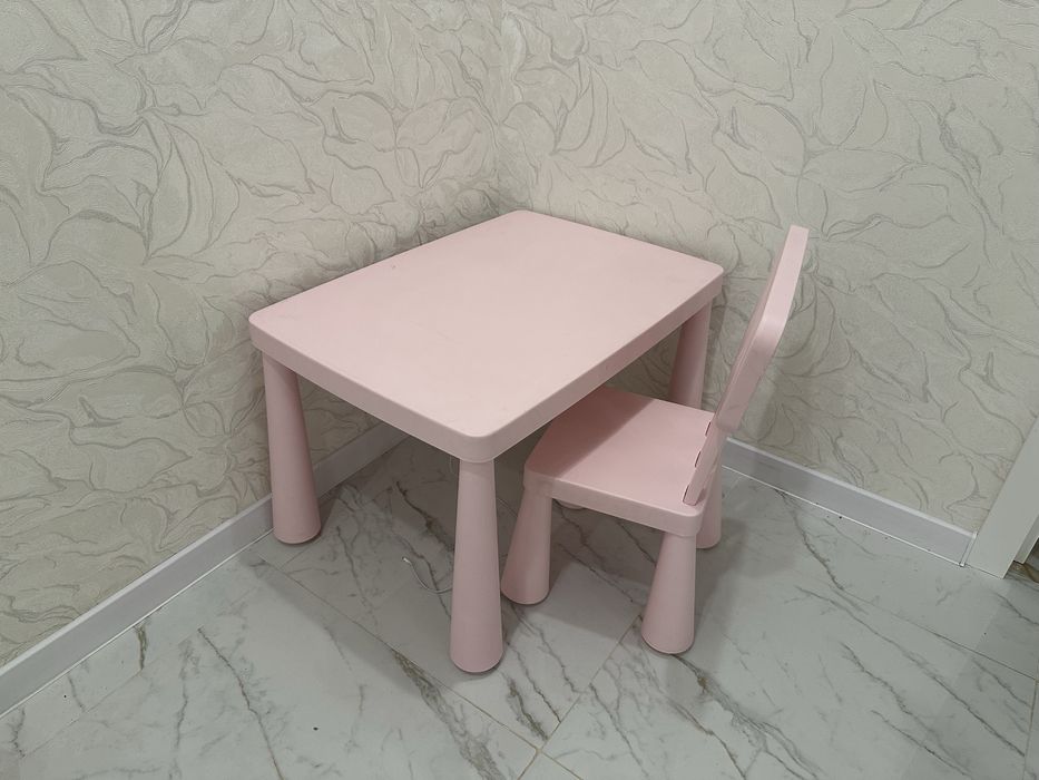 Стіл та стілець Ikea Mammut