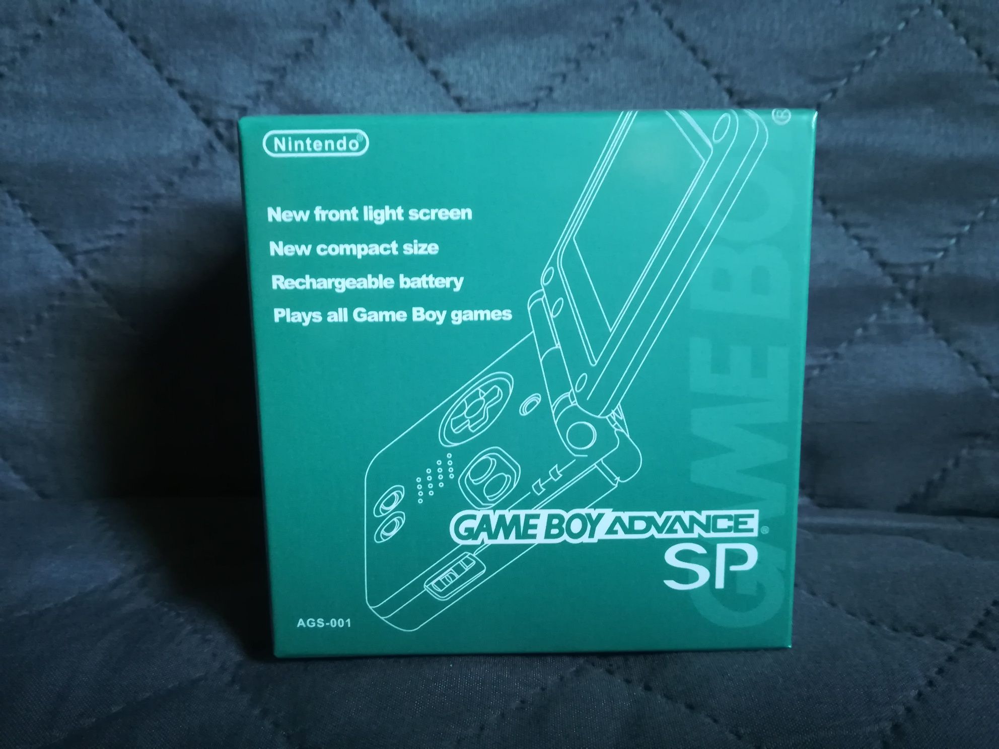 Nintendo Game Boy Advance SP pudełko karton box
