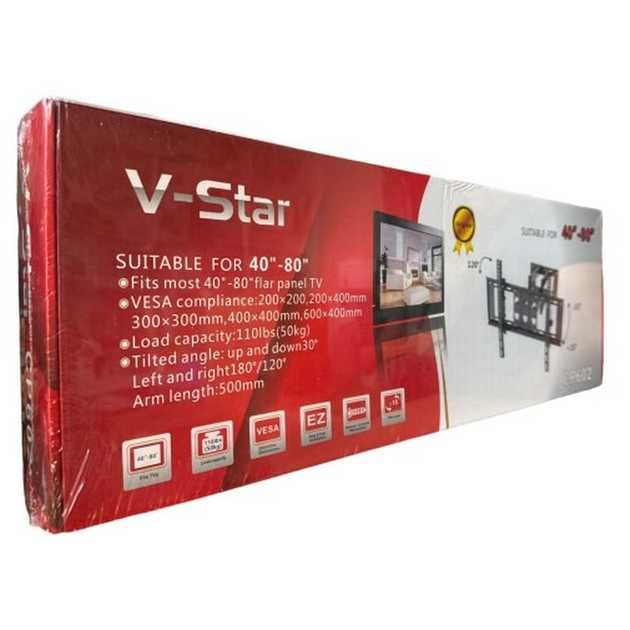 Поворотний кронштейн для ТВ CP602 40«-80», висувний кронштейн