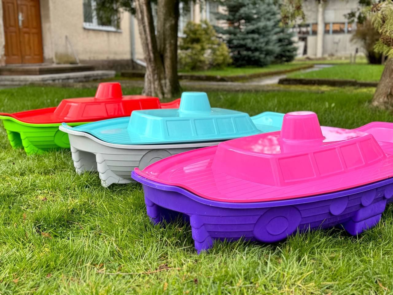 СУПЕР ЦІНА!Дитяча пісочниця кораблик/ пісочниця з накриттям, песочница