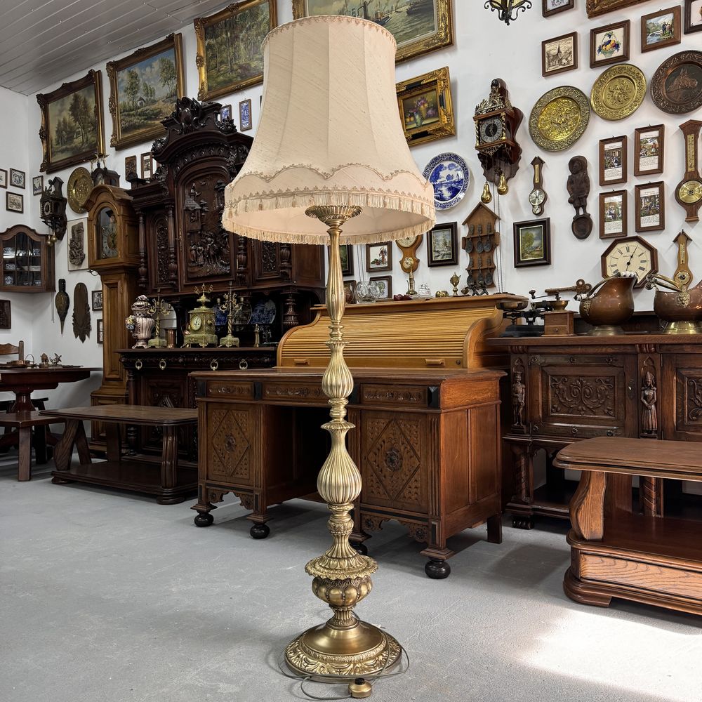 Классический бронзовый напольный торшер светильник мебель из Голландии