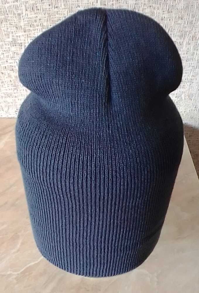 Новая шапка с отворотом мужская женская осень деми акрил
