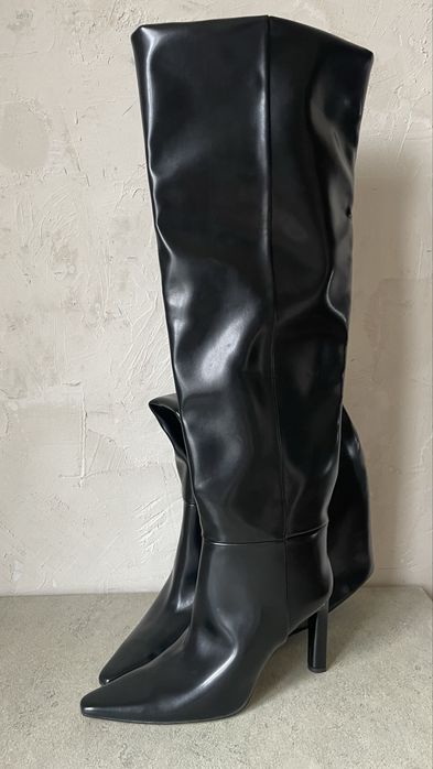 Ботфорди H&M нові, високі сапоги на підборах