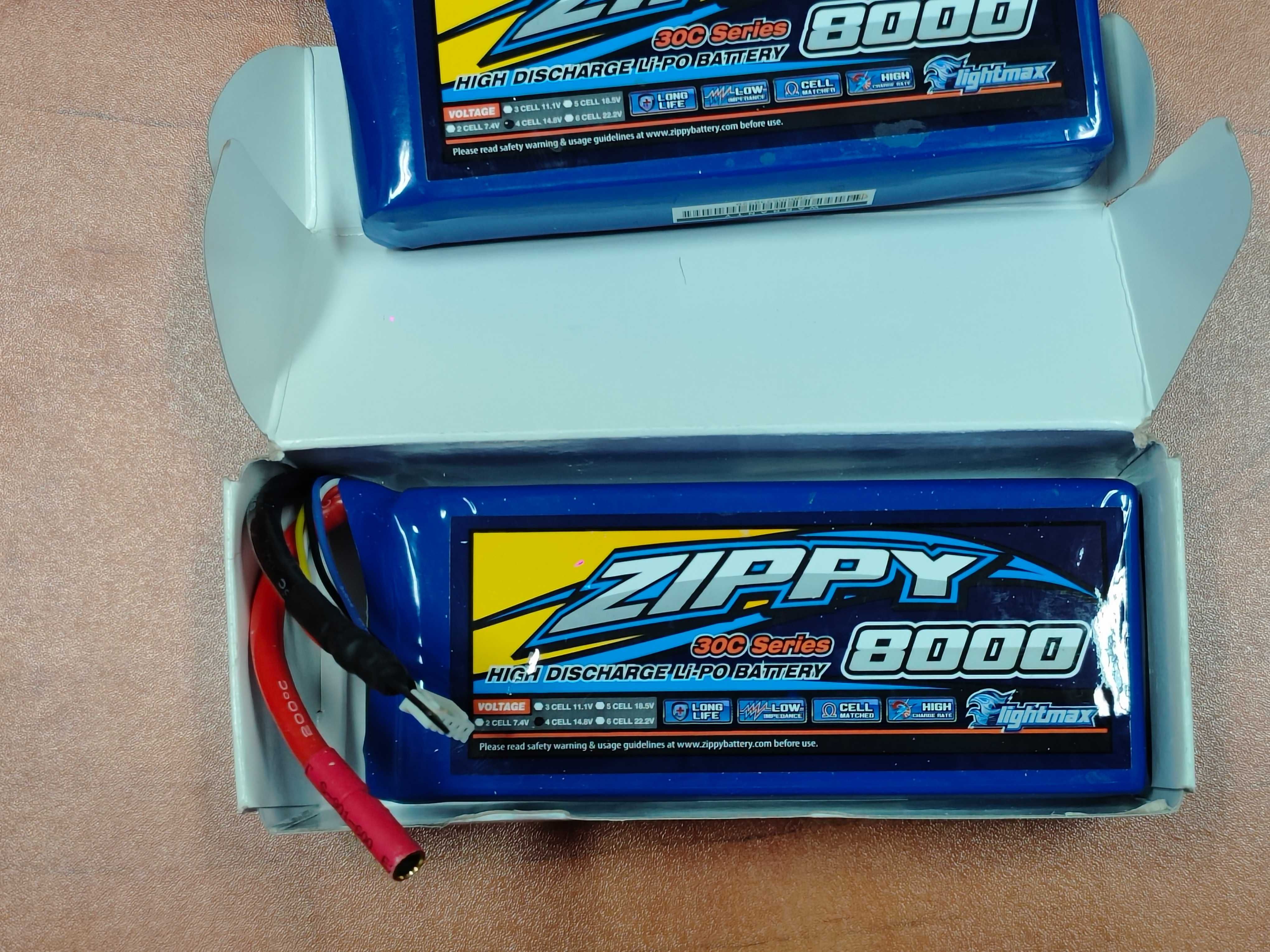 Bateria Akumulator LIPO 4S1P Zippy 8000 mAh 30C 14.8v 4 cell - 2 szt