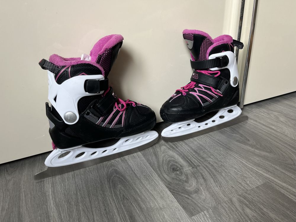 Дитячі Ковзани дитячі FILA X-One G black/pink розмір 32-35