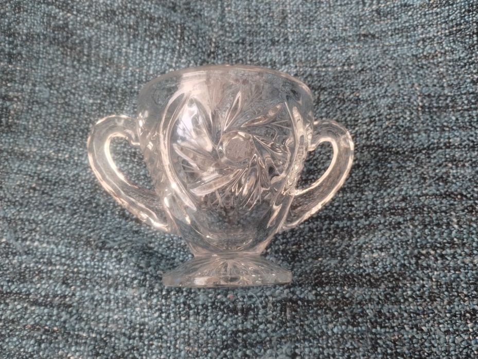 Pucharek kryształowy, vintage, retro, starocie, PRL