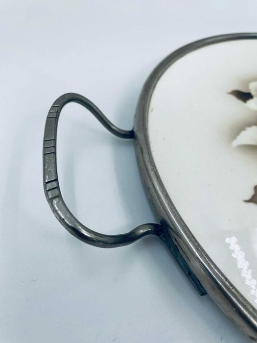 Taca, patera porcelanowa z motywem owoców