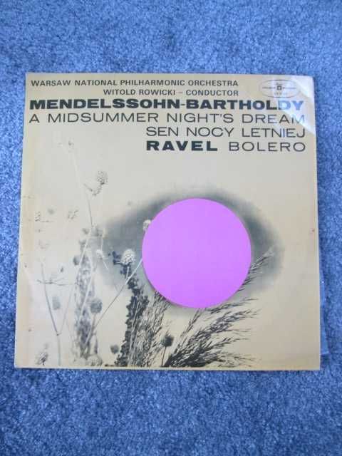 Płyta winylowa Mendelssohn-Bartholdy, Ravel