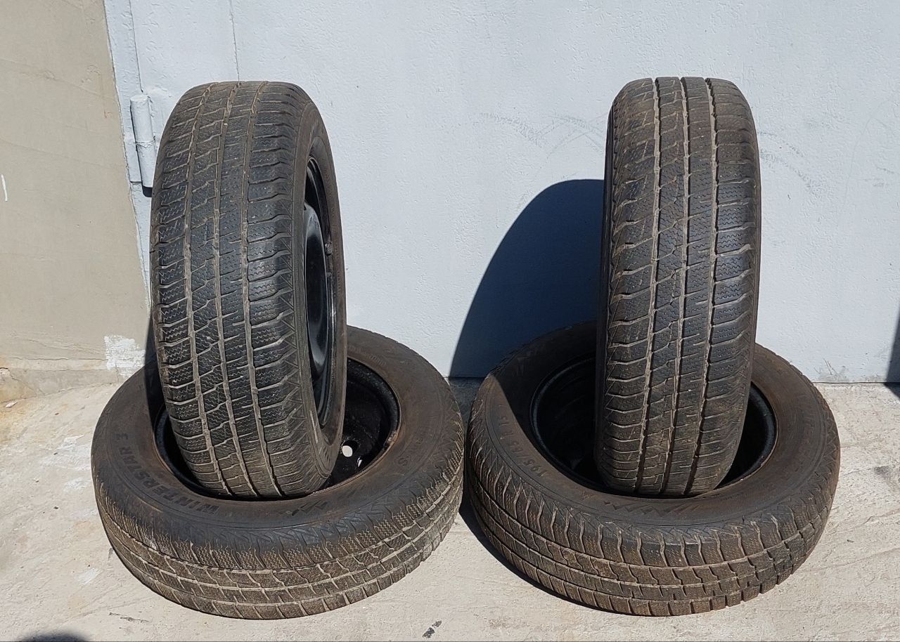Диски R15 5x112 оригінал VW 1K0601027C та зимова гума Point S 195/65
