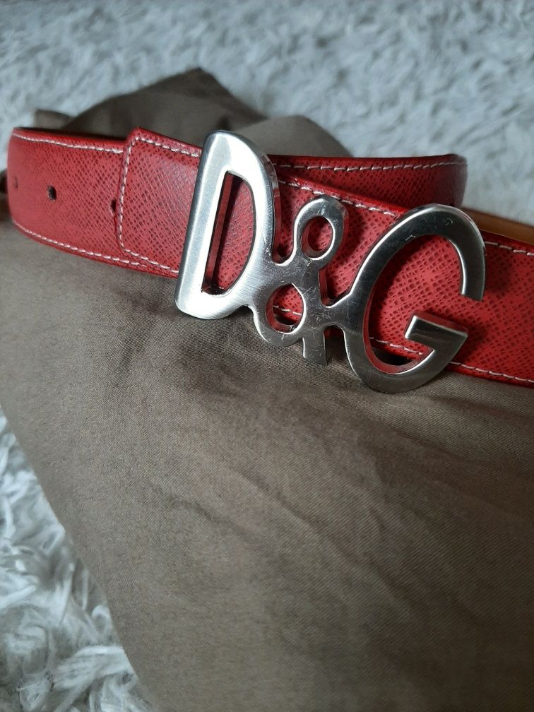 Ремень D&G красный