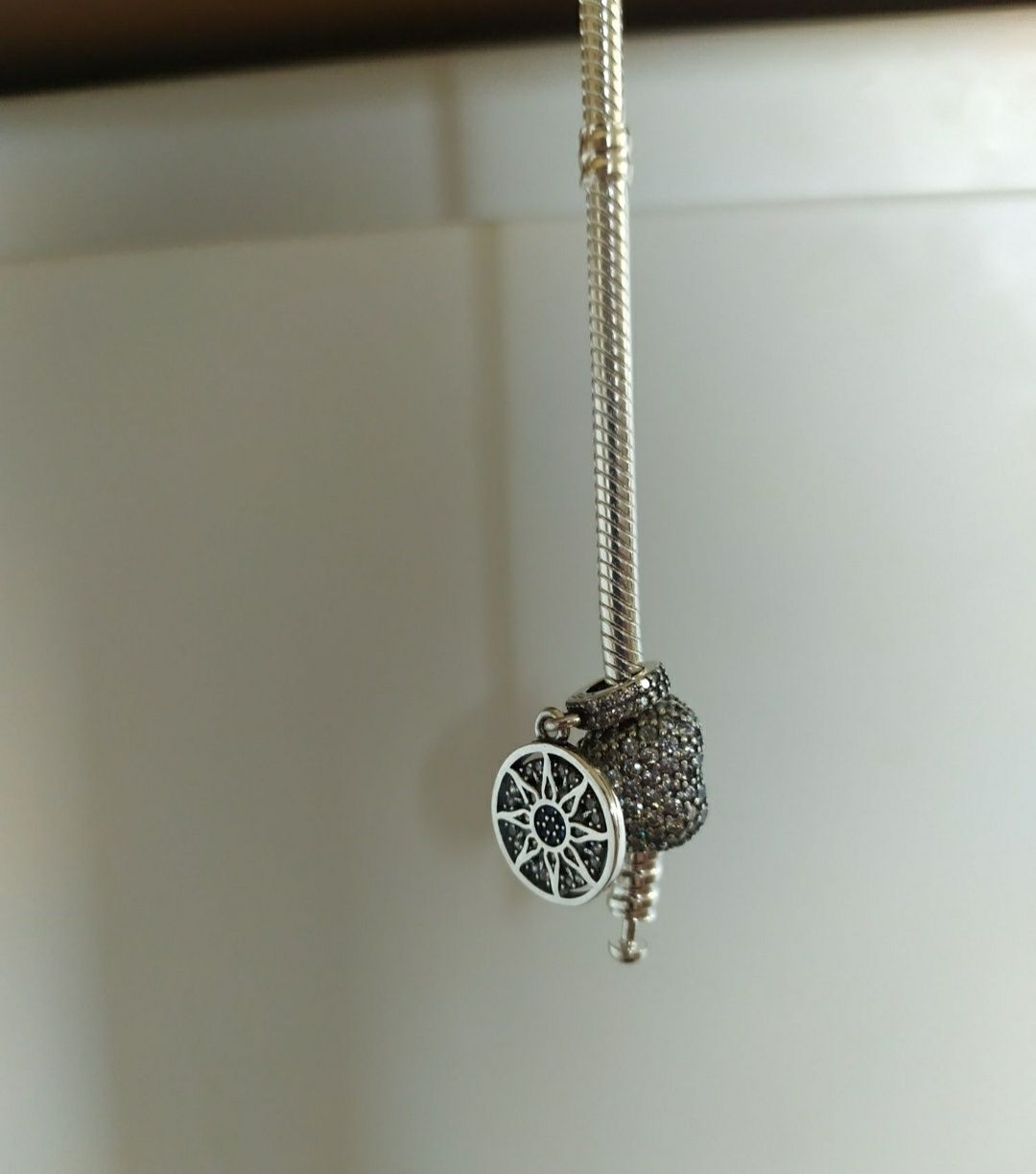 Charms zawieszka do Pandora NOWY serce klips blokujący S925