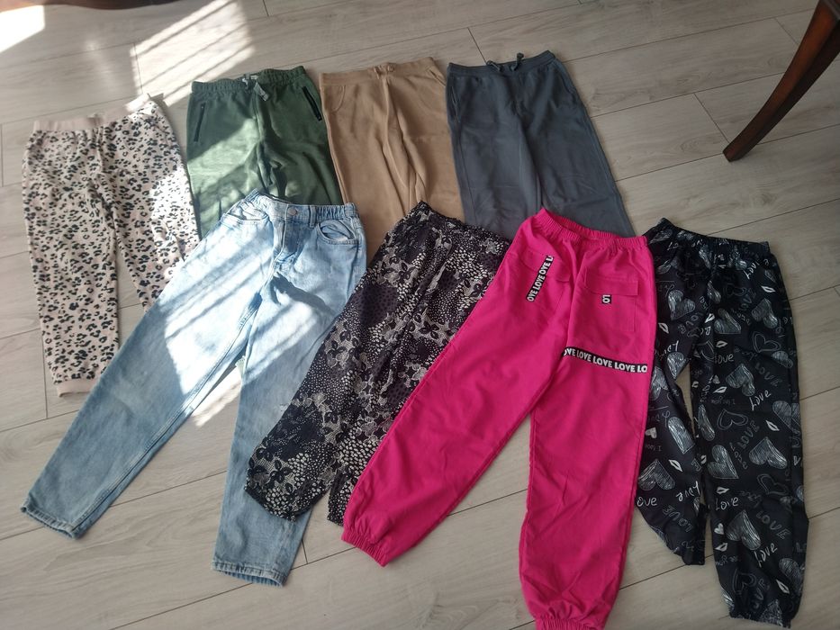 Spodnie 140-146 zestaw