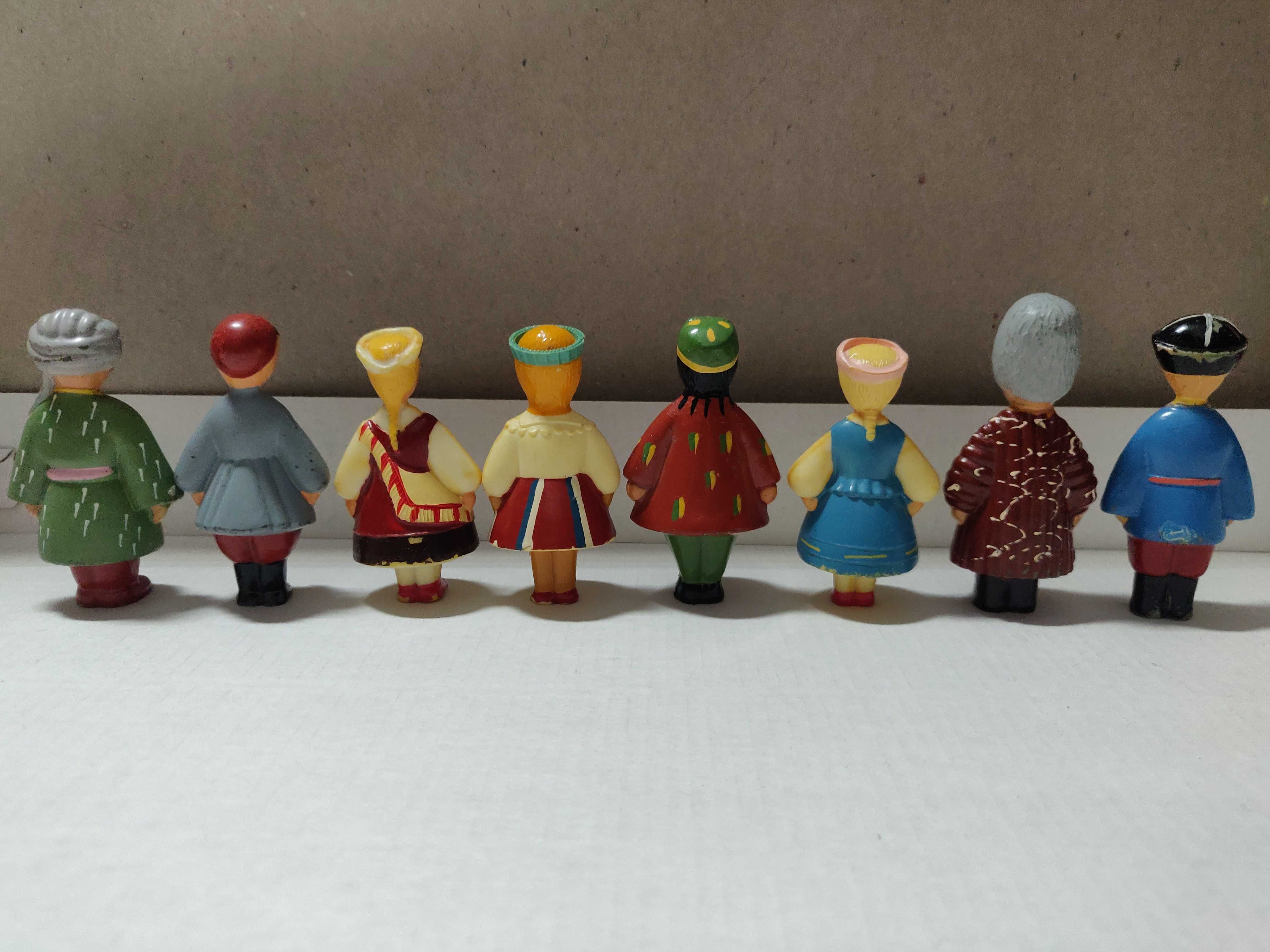 Набор 15 республик игрушка куколка мини фигурки Дружба народов СССР