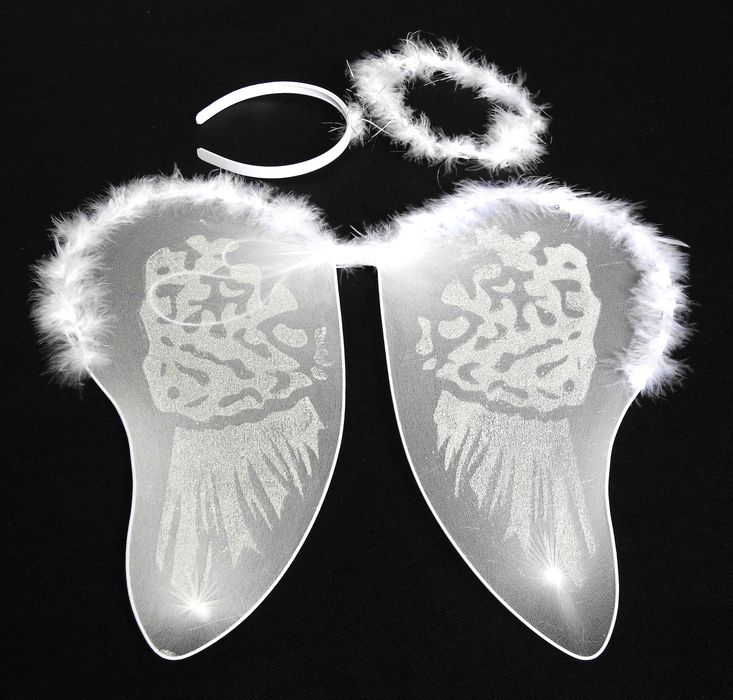 Strój anioła skrzydła  aniołek aureola anioł jasełka