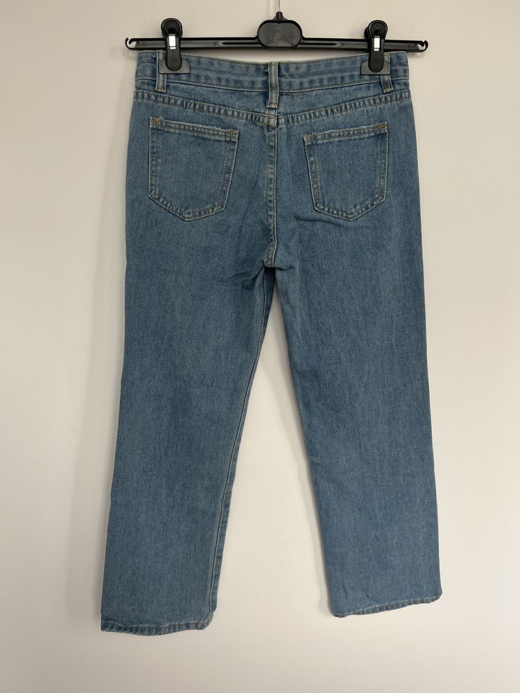 Shein spodnie dziecięce jeansowe r.152