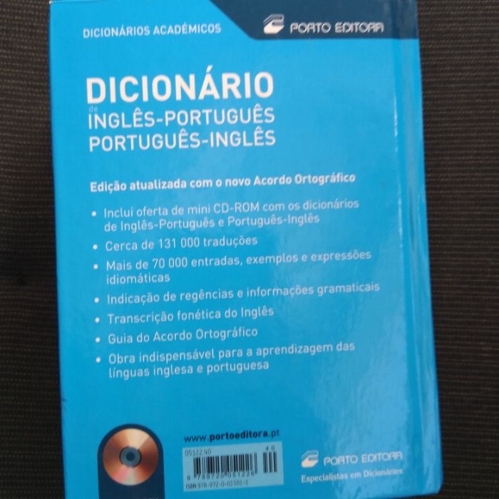 Dicionário de Português-Inglês-Português – Porto Editora