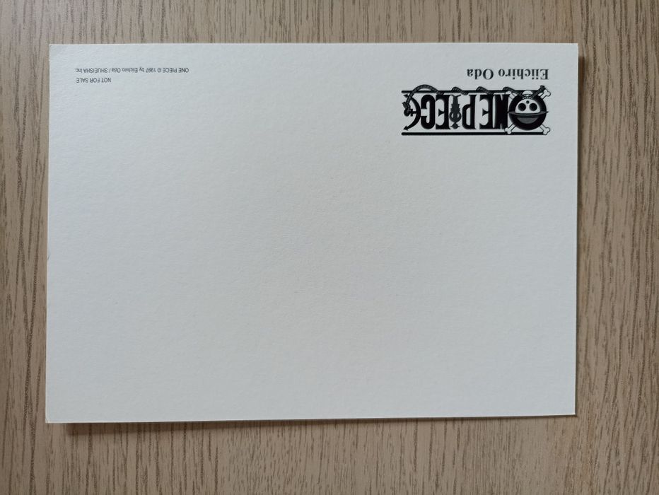 Pocztówka One Piece anime