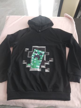 Bluza czarna Minecraft r. 150