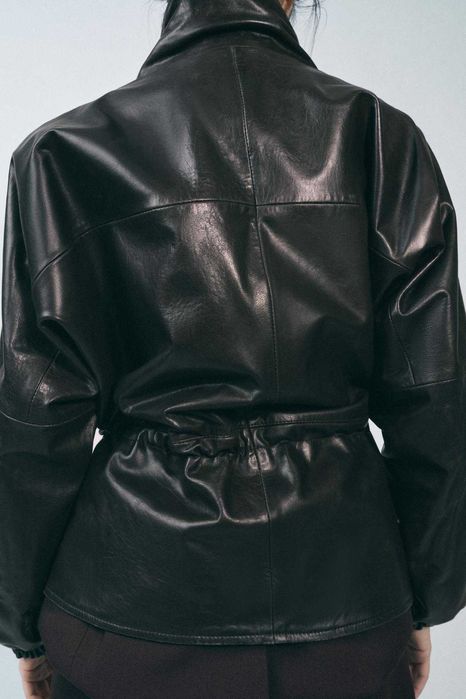 Кожаная шкіряна куртка косуха ZARA ЗАРА