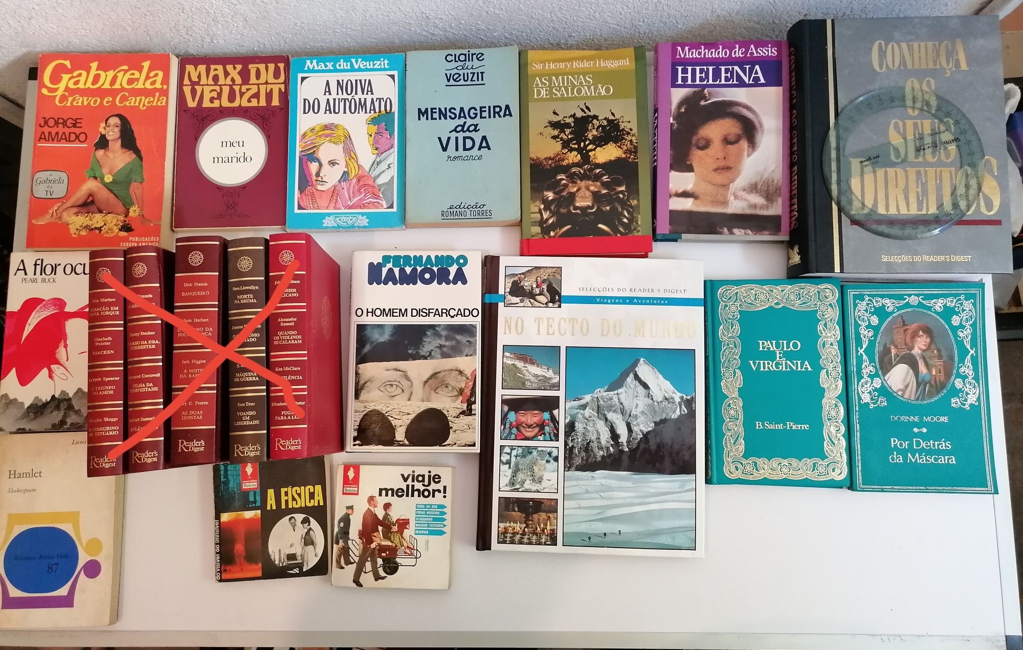 Lote de livros para venda 2€