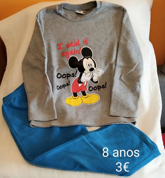 Pijamas menino dos 6 aos 10 anos