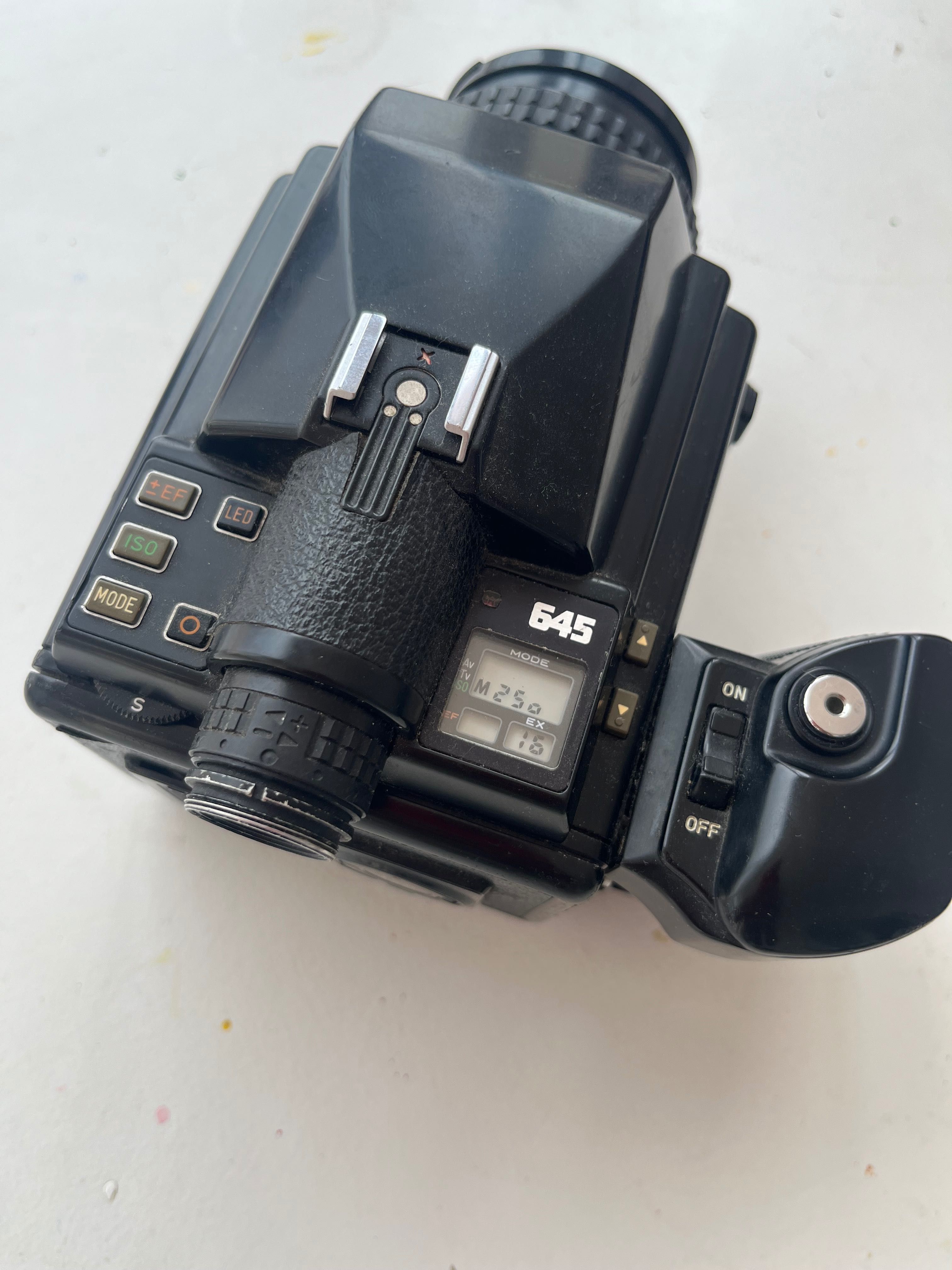 Pentax medium format camera + objective