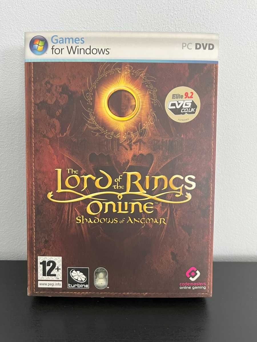 Pudełko z grą PC The Lords of the Rings Online Shadows of Angmar