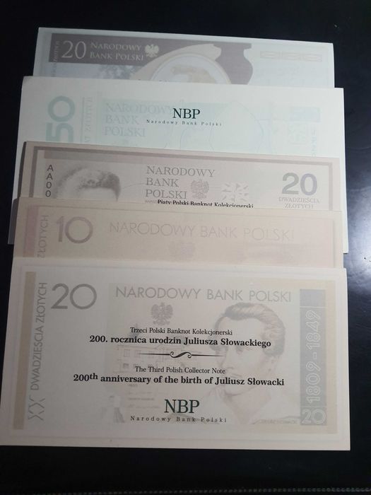 PROMOCJA !!! Zestaw Banknotów Kolekcjonerskich !!!