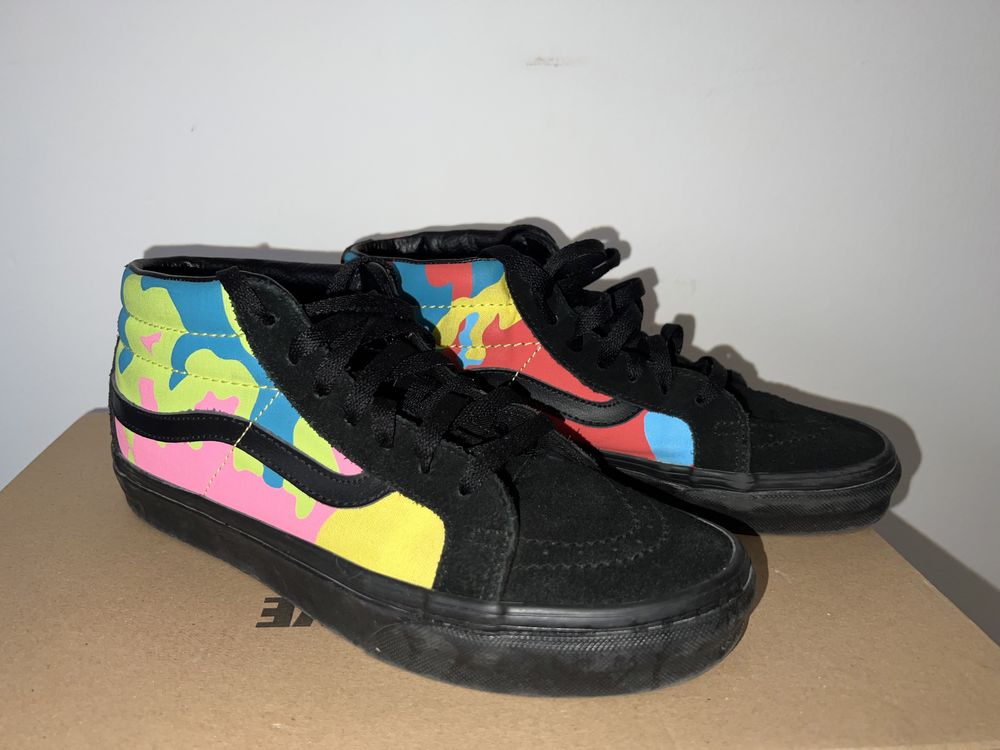 Vans sk8-mid reissue (neon camo)