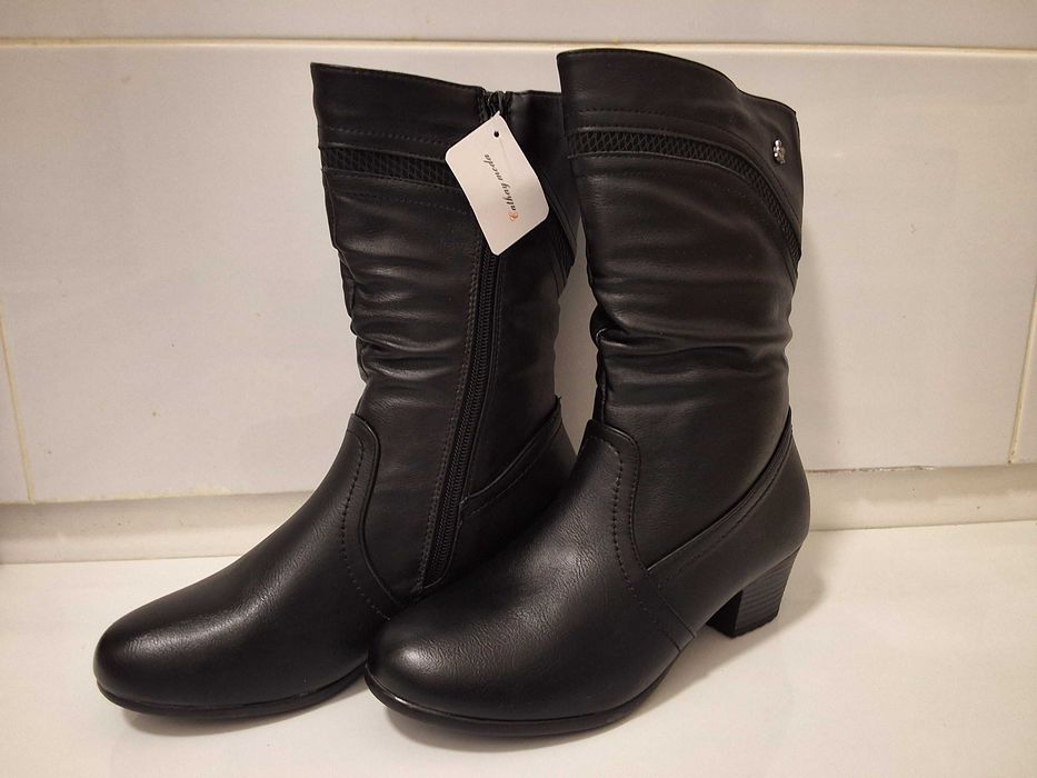 Kozaki damskie ocieplane rozmiar 39