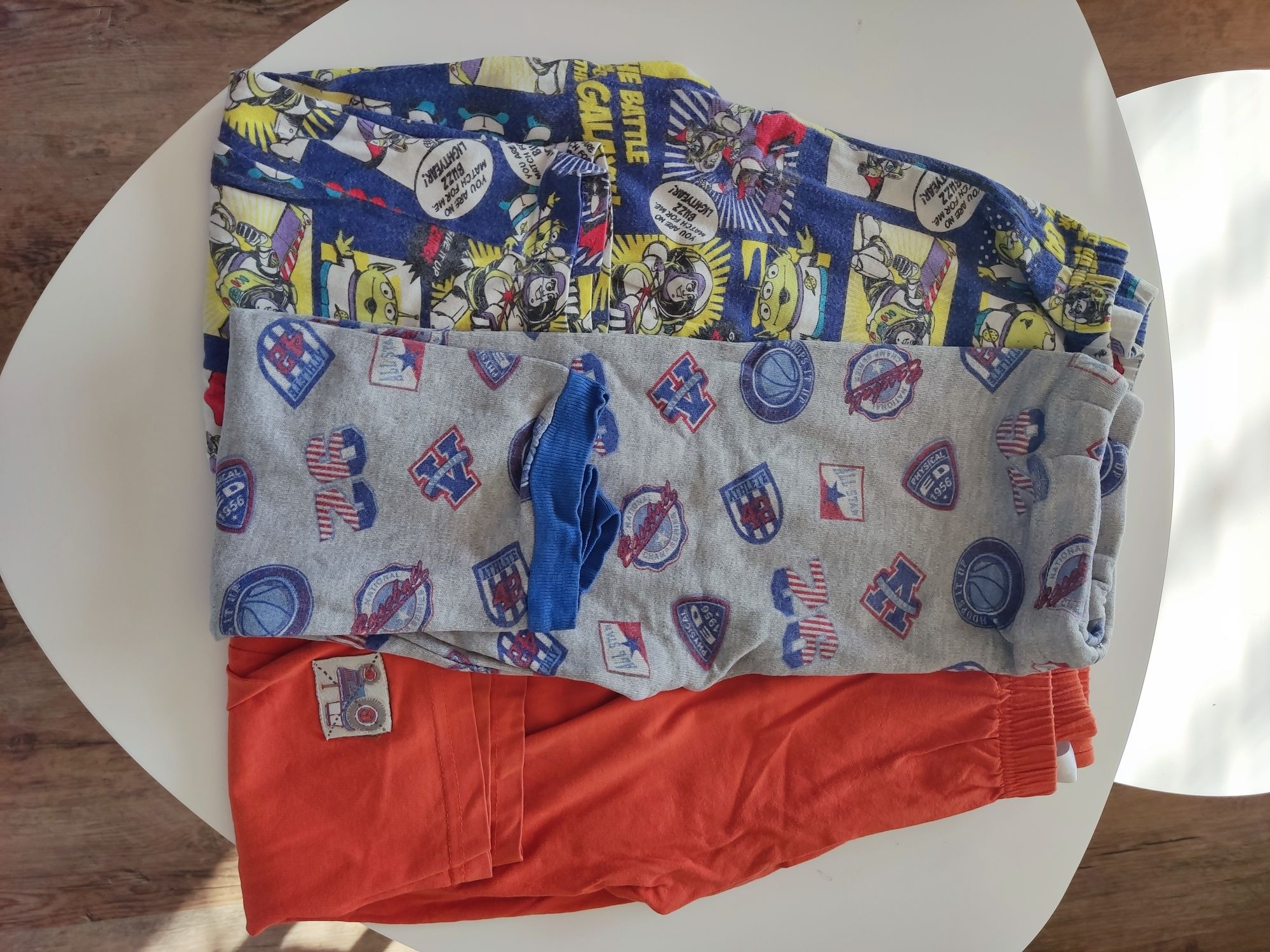3x spodnie piżama dla chłopca cena za calosc