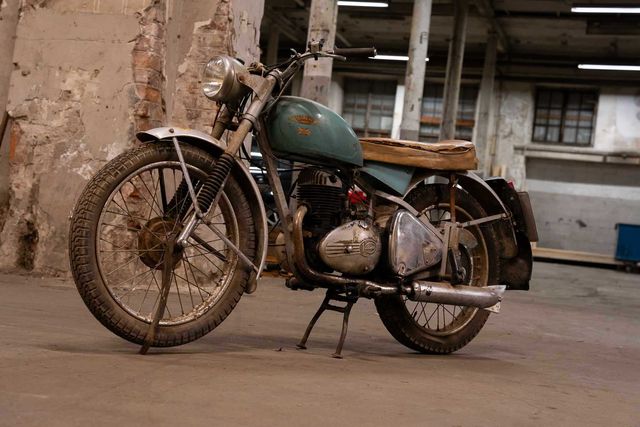 Motocykl angielski DMW 1954