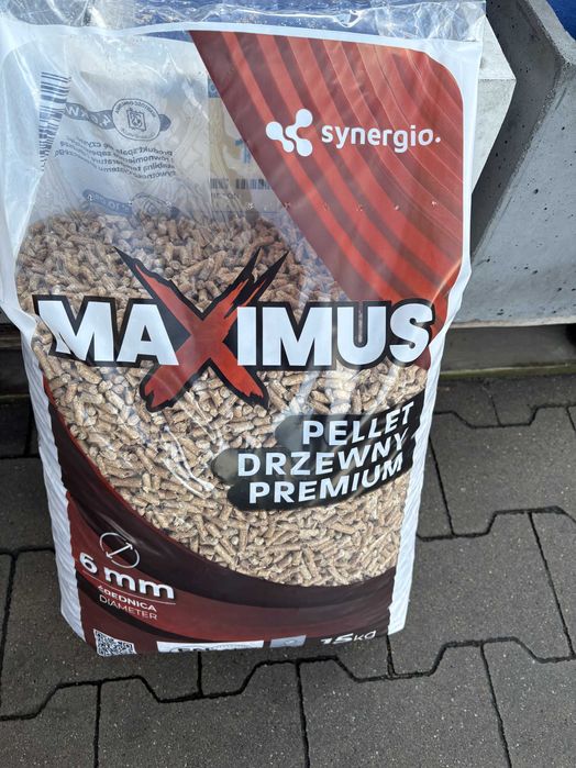 Pellet Maximus 6mm drzewny A1 PL377 15 kg SYNERGIO