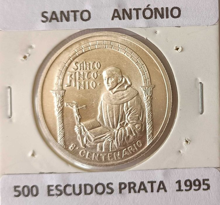 4 Moedas Comemorativas Portuguesas de 500 escudos ( Prata )