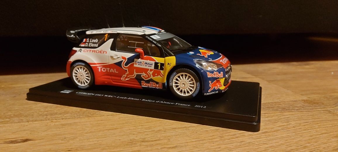 Citroën DS3 WRC 1:24 Altaya Diecast.