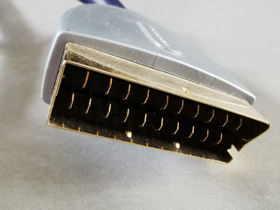 kabel przewód 5m SCART–SCART EURO-EURO OFC miedziany