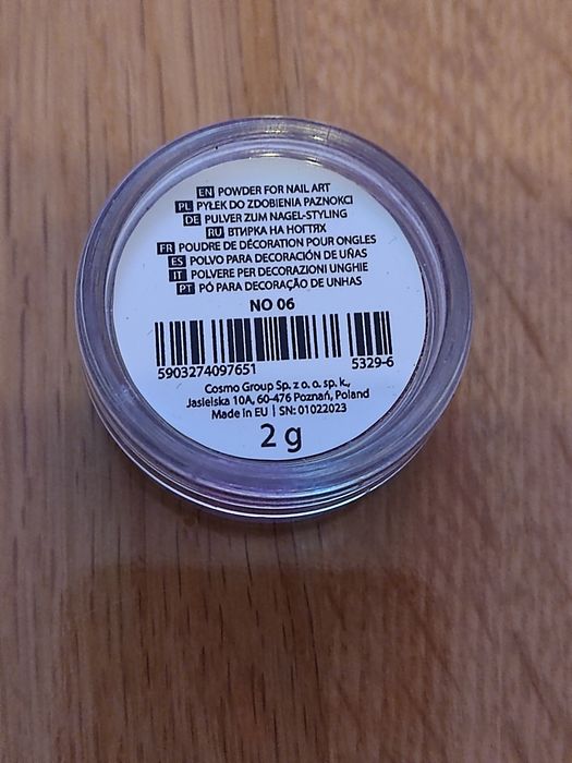 Nowy pyłek do paznokci neonail 3d holo effect 06 manicure ozdoby