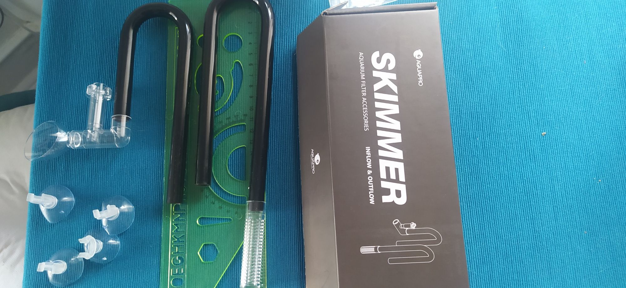 Bengala entrada e saída filtros externos skimmer