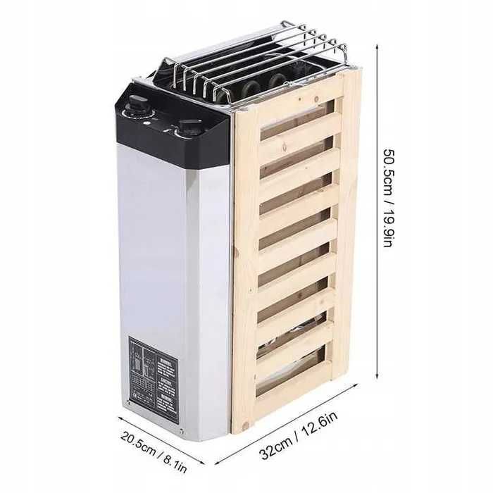 Sauna FIŃSKA + podczerwien INFRARED 2w1 nowy piec 3kW 6osobowa narożna