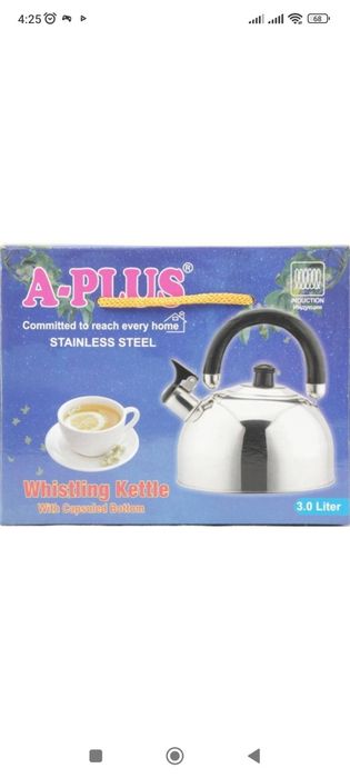 Нові чайники зі свистком 2,5 та 3 літра А Plus