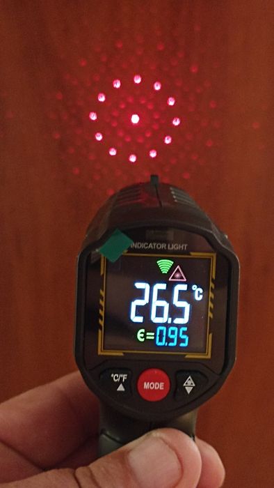 Цифровий інфрачервоний термометр Aneng TH-203. Пірометр.