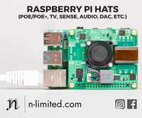 Hats Raspberry Pi - PoE/PoE+, TV, Sense, Audio, DAC, etc.