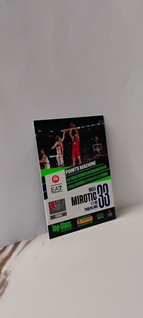 Karta Kolekcjonerska Nikola Mirotic Unbeatable nr263 Panini Top Class