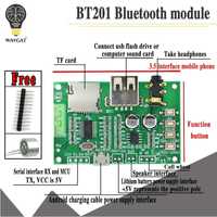 Блютуз ресивер, 5,0 Bluetooth без потерь аудио усилитель. DC 5V. AUX