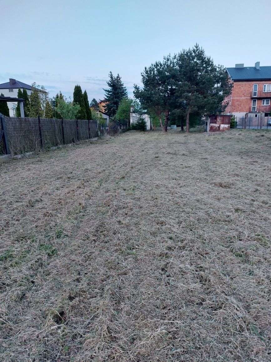 KOSZENIE TRAW ŁĄK oraz ZAROŚLI, kosa spalinowa traktor mulczer