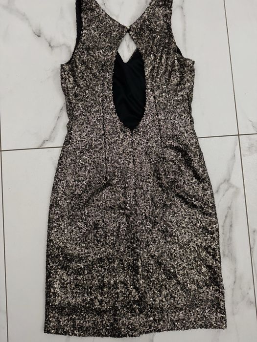 Sukienka zlota Cekiny